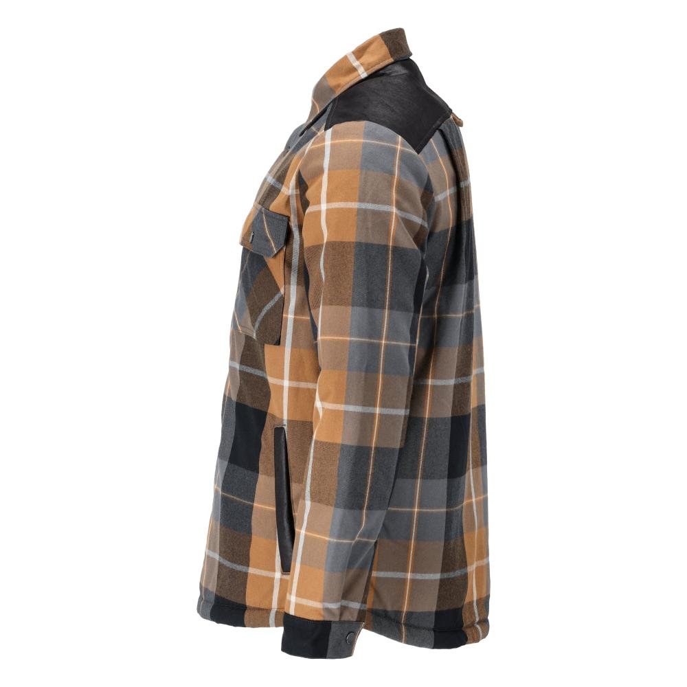 Chemise à carreaux, doublure en fourrure de fibre, chemise thermique