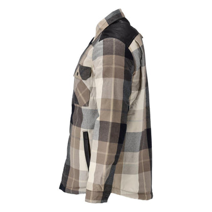 Chemise à carreaux, doublure en fourrure de fibre, chemise thermique