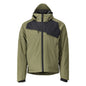 Veste d'hiver avec CLIMASCOT®, veste d'hiver imperméable, vert mousse/noir
