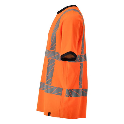 T-shirt, t-shirt coupe moderne, orange haute visibilité