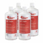 Quatre bouteilles transparentes de 325 ml d'Abena Re-Seller GmbH GastroPower GP Twin Sanitärreiniger (1999915027), pack de 4, sont disposées sur un fond blanc - idéal pour le nettoyage professionnel commercial.