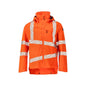 Veste hardshell avec doublure légère, orange haute visibilité