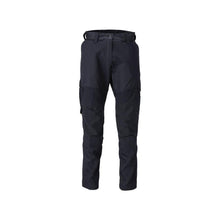 Pantalon avec poches genoux, pantalon femme, noir-bleu