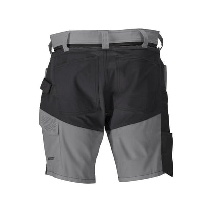 Short, short léger, gris anthracite/noir