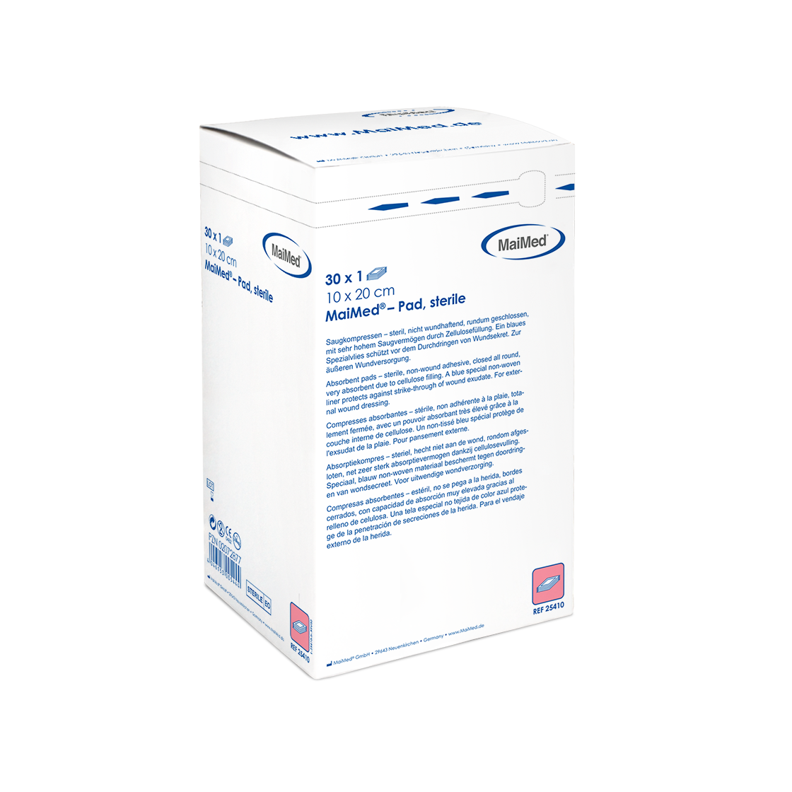 Compresses absorbantes stériles MaiMed-Pad