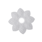 Les PAPSTAR manchettes de bougie rondes (10 cm, blanches, 100 pièces) de la société PAPSTAR GmbH sont des napperons en papier décoratifs et élégants, idéaux comme couronnes de bougie stylées pour des tables festives. Elles sont présentées sur un fond blanc simple.