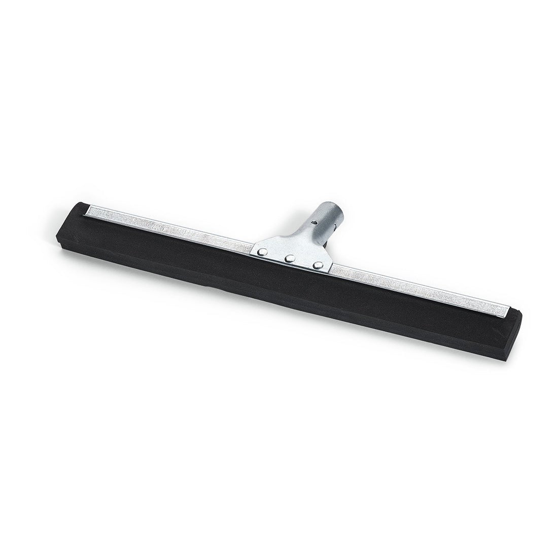 Illustré est un large racloir à eau noir Nölle Profi Brush, exécution stable de Nölle Profi Brush Bürsten- & Pinseltechnik e.K. avec cadre métallique et embout de manche sur fond blanc.