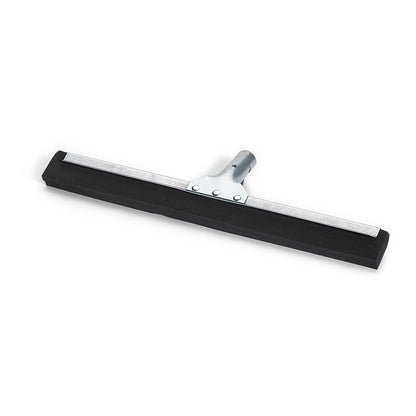 Illustré est un large racloir à eau noir Nölle Profi Brush, exécution stable de Nölle Profi Brush Bürsten- & Pinseltechnik e.K. avec cadre métallique et embout de manche sur fond blanc.