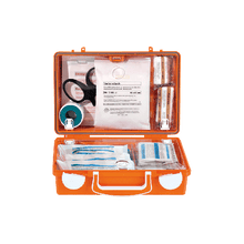 Trousse de premiers secours QUICK-CD orange avec contenu standard conforme à la norme DIN 13157