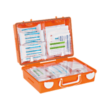 Trousse de premiers secours SN-CD orange avec contenu standard ERW conforme à la norme DIN 13157