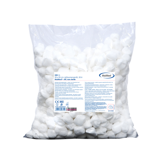Tampons de gaze MaiMed-MT non stériles, 500 pièces/sachet en aluminium