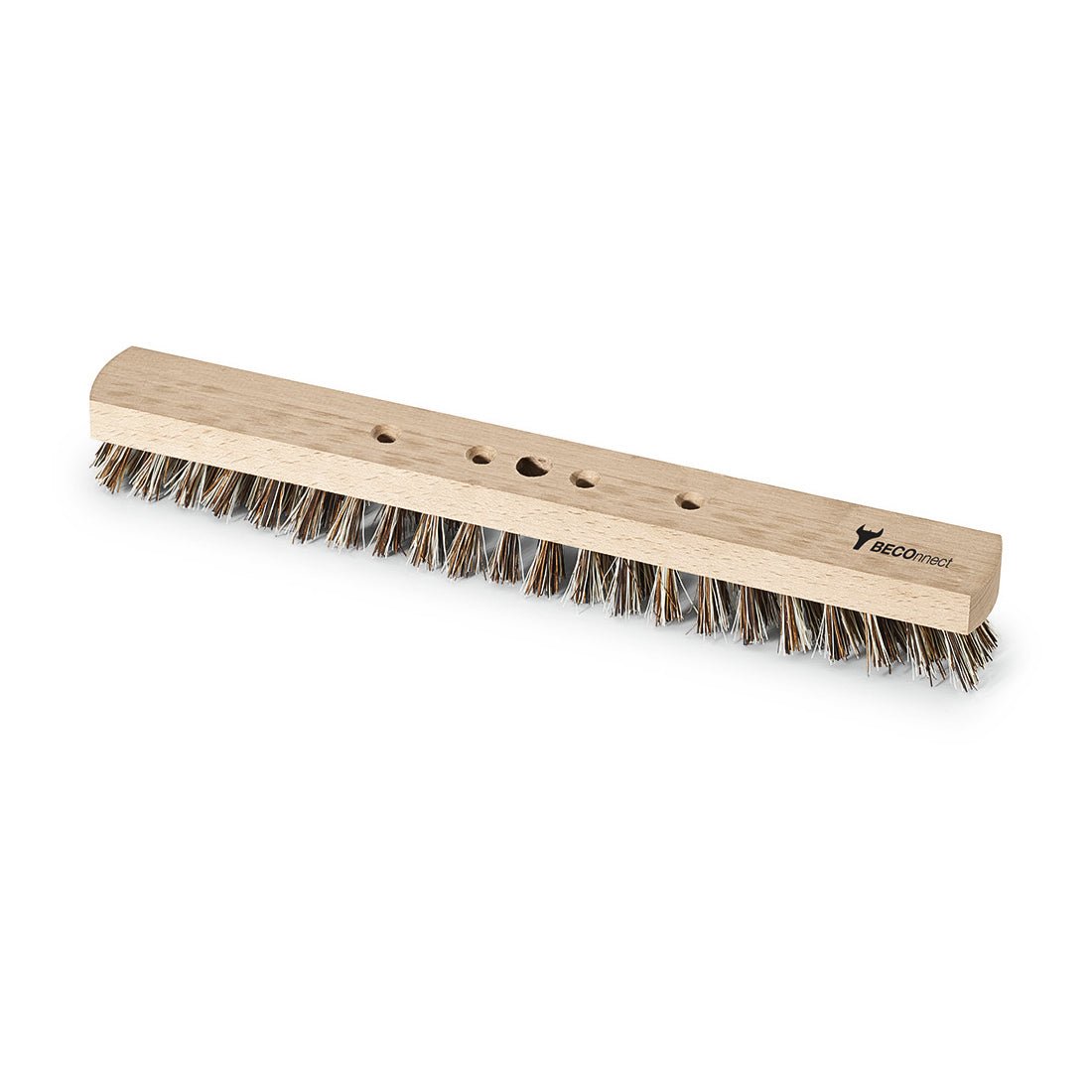 La balayeuse grand format Nölle Profi-Bürste BECOnnect 40 cm dispose d'une tête en bois robuste avec des poils rigides, des trous de poignée et un logo. Elle est compatible avec le système BECOnnect et est idéale pour le nettoyage de grandes surfaces. Marque : Nölle Profi Pinsel Bürsten- & Pinseltechnik e.K.