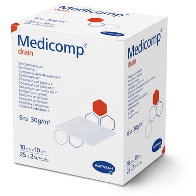Medicomp dr st 10x10 S306f | Paquet (50 pièces)