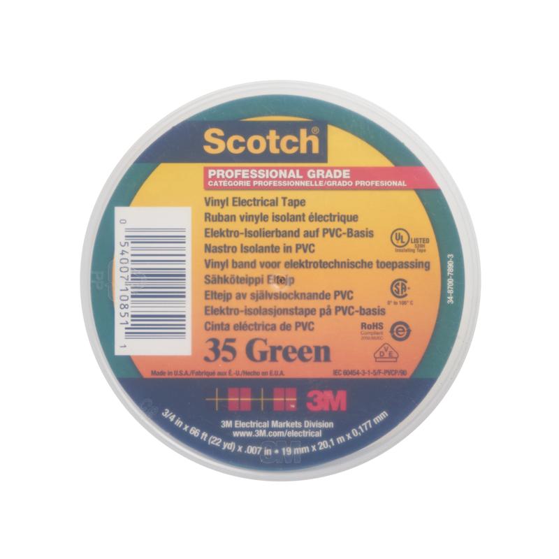 Ruban isolant électrique en vinyle Scotch® 35 3MMC