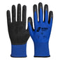 Gants en nylon NITRAS, bleu / noir