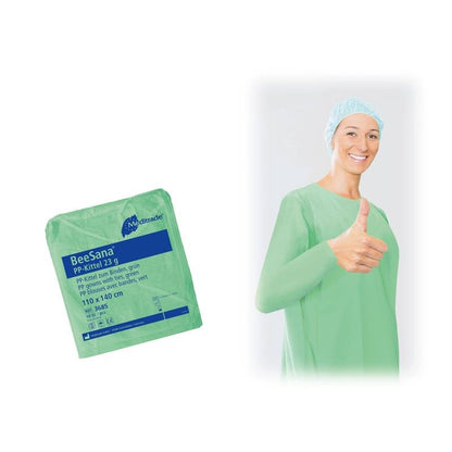Manteau de protection BeeSana® PP pour le personnel et les visiteurs, paquet de 10