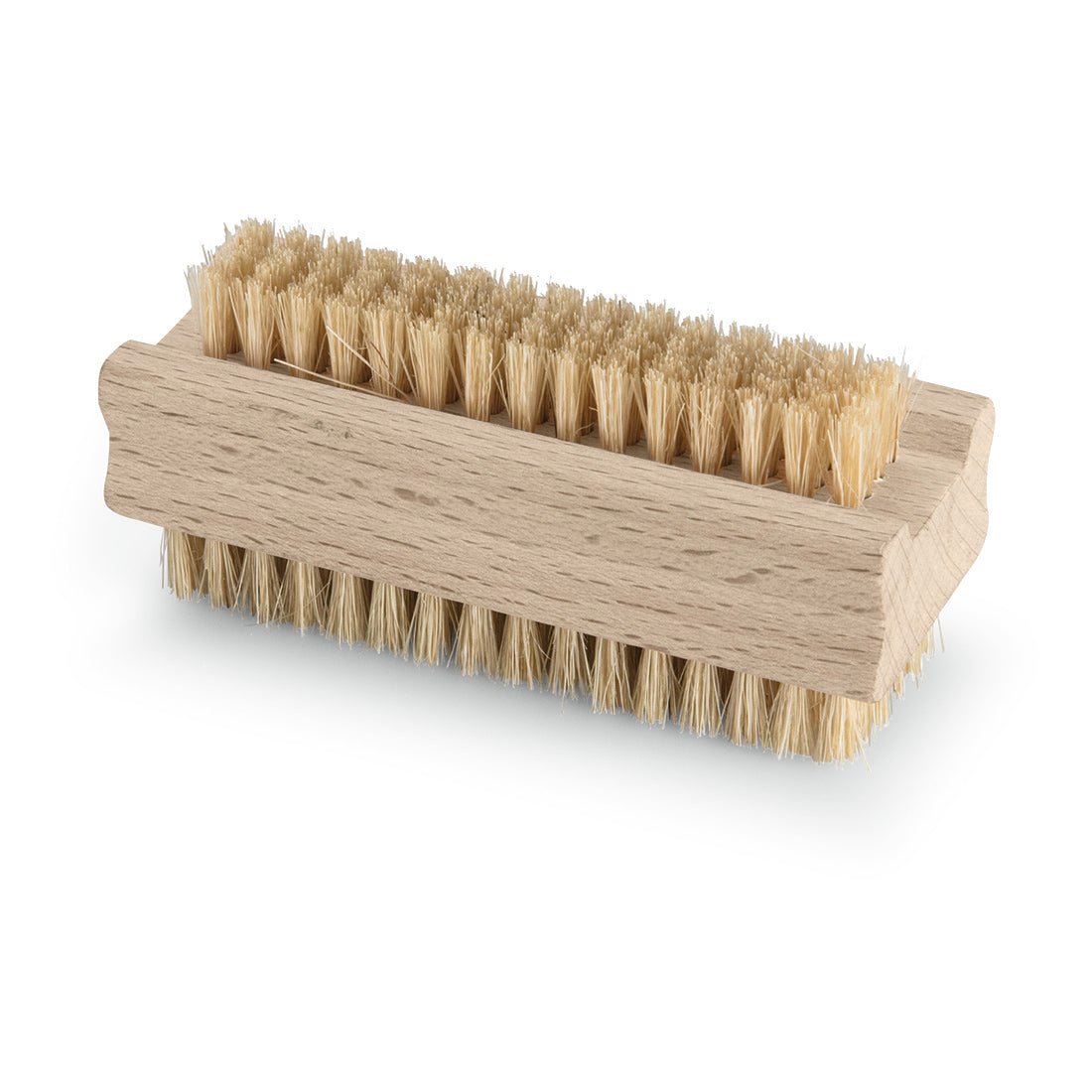 La brosse à main Nölle Profi Brush (10 cm) de Nölle Profi Brush Bürsten- & Pinseltechnik e.K. est à double face, a des poils doux des deux côtés et un manche en bois rectangulaire avec des bords arrondis.
