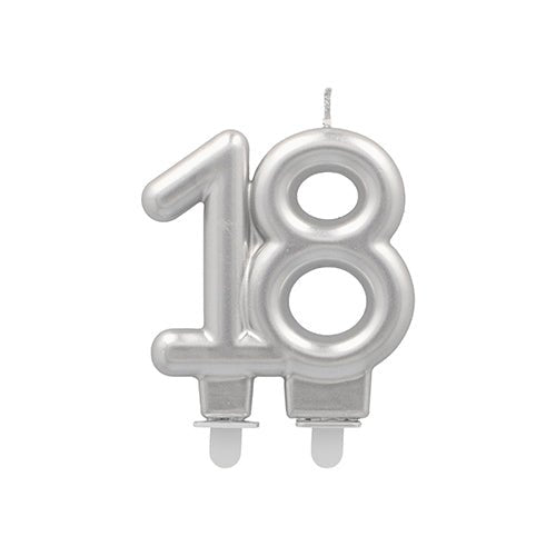 La PAPSTAR GmbH bougie d'anniversaire avec support 7 cm "argent" est une bougie d'anniversaire argentée en forme de chiffre avec deux supports - idéale pour des fêtes d'anniversaire inoubliables.