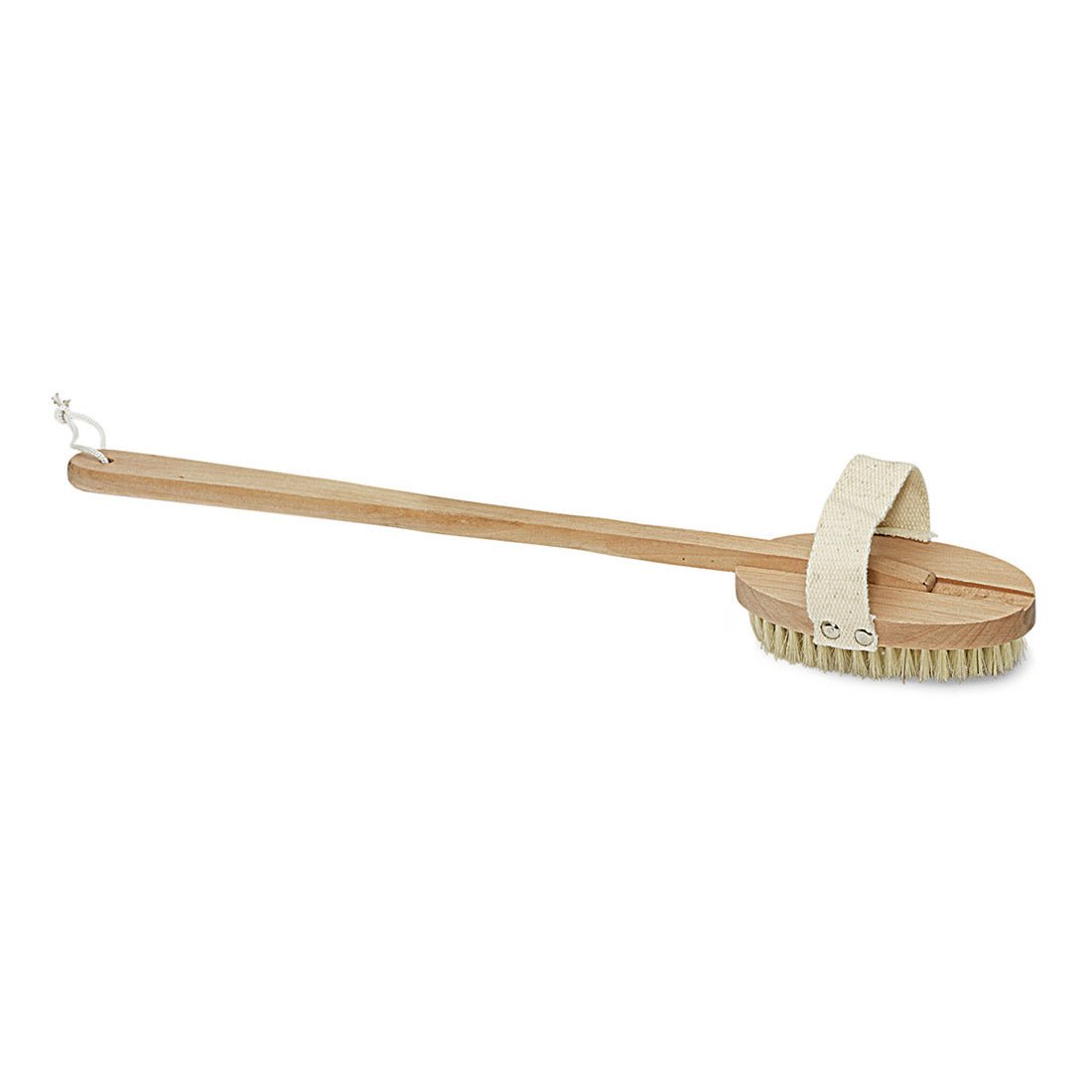 La brosse de bain Nölle Profi Brush (48 cm) de Nölle Profi Brush Bürsten- & Pinseltechnik e.K. dispose de poils doux et naturels, d'un long manche et d'une sangle en tissu - idéale pour les soins corporels et pour atteindre chaque partie du corps.