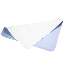 AMPri MED-COMFORT protège-lit lavable 75 x 90 cm, bleu/blanc | Paquet (1 pièce)