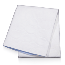 AMPri MED-COMFORT protège-lit lavable 75 x 90 cm, bleu/blanc | Paquet (1 pièce)