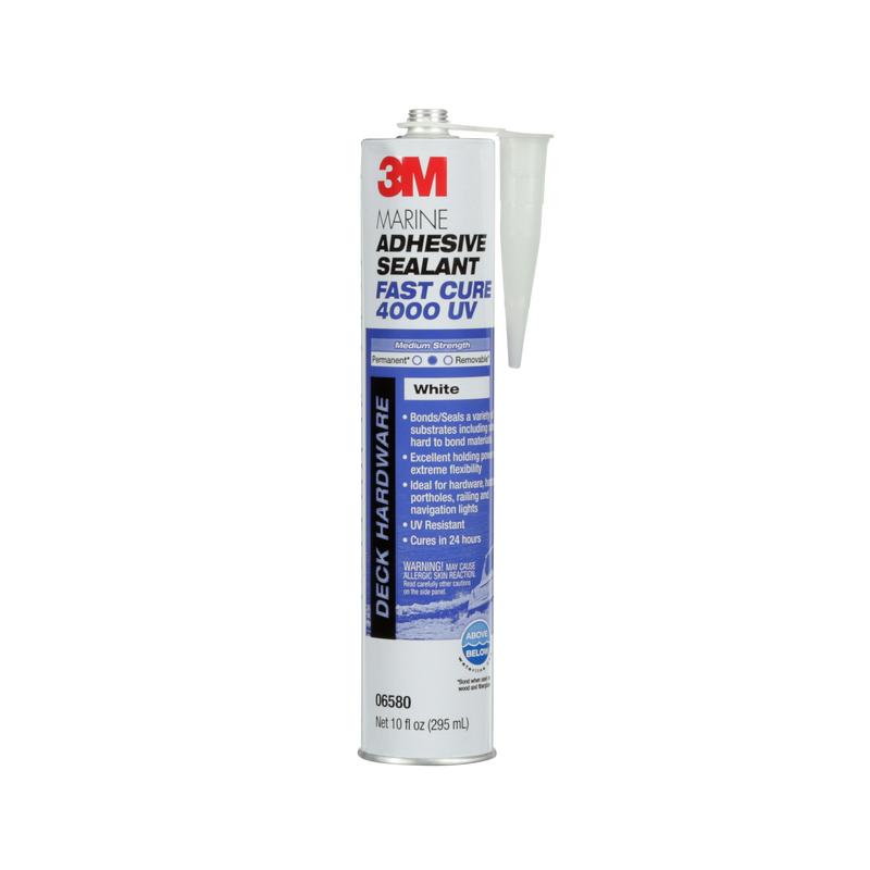 Adhésif et mastic marin 3M™ à base de polymères modifiés au silane 4000UV, blanc, 295 ml | Paquet (1 pièce)