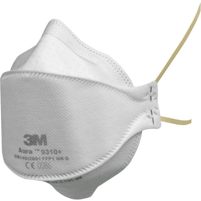 Masque anti-particules 3M™ Aura™, FFP1, sans valve, 9310+ | Paquet (20 pièces)