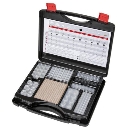 Tampons élastiques 3M™ Bumpon™ Set 017, étui de plus de 700 pièces, transparent et noir | Paquet (1 jeu)