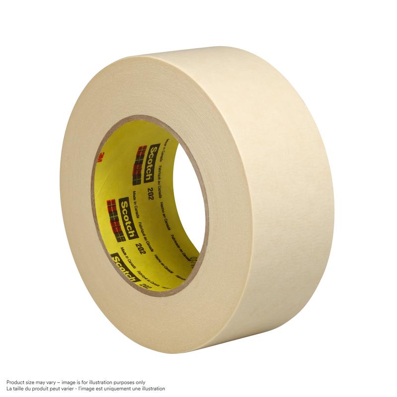 Ruban de masquage en papier Scotch® 3MMC 202, beige