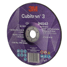 Disque abrasif 3M™ Cubitron™ 3 Cut and Grind, 94542, 36+, T27, 180 mm x 4,2 mm x 22,23 mm, EN, 10/paquet, 20 pièces/UE | Paquet (10 pièces)