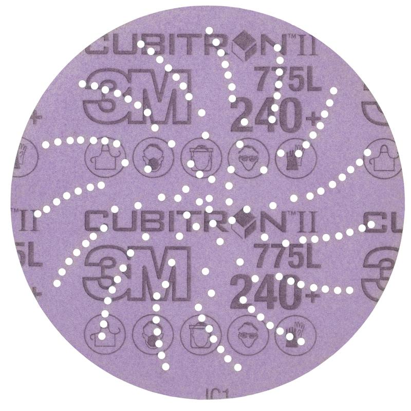 Disque de film 3M Xtract™ Cubitron™ II 775L, 125 mm, 240+, multitrous | Paquet (50 pièces)