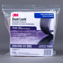 3M™ Dual Lock™ TB3540, noir, 25 mm x 3 m, 5,7 mm, 40 têtes/cm2, intérieur | Sac (1 pièce)