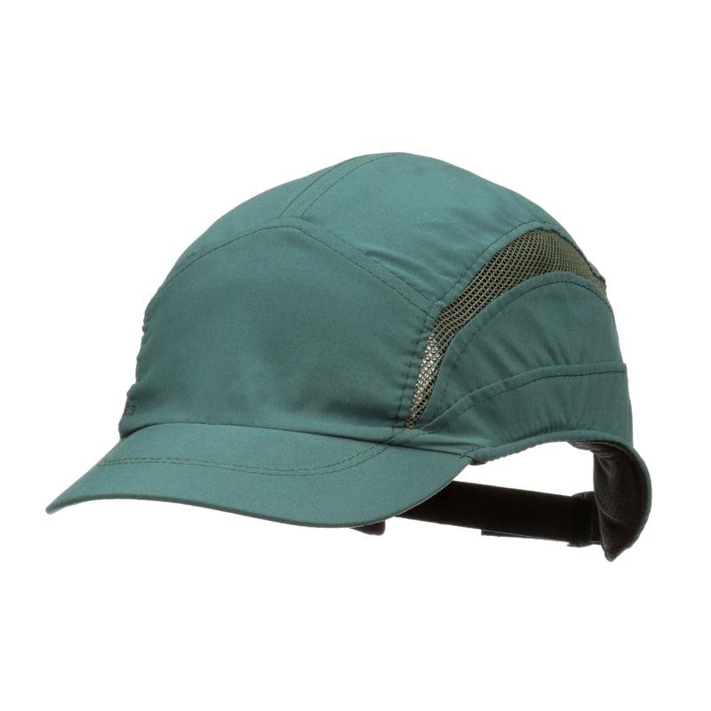 Casquette anti-heurt 3M™ First Base™ 3 2030596, classique, vert foncé, visière courte, 55 mm | Paquet (1 pièce)