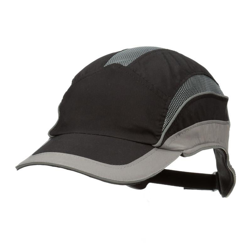 Casquette anti-heurt 3M™ First Base™ 3 2031217, Elite, noir/gris, visière standard, 70 mm | Paquet (1 pièce)