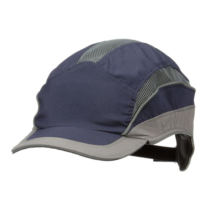 Casquette anti-heurt 3M™ First Base™ 3 2031216, Elite, bleu marine/gris, visière courte, 55 mm | Paquet (1 pièce)