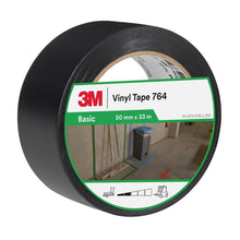 Ruban PVC à usage général 3M™ 764, noir, 50 mm x 33 m, 0,13 mm, emballé individuellement | Paquet (1 rouleau)