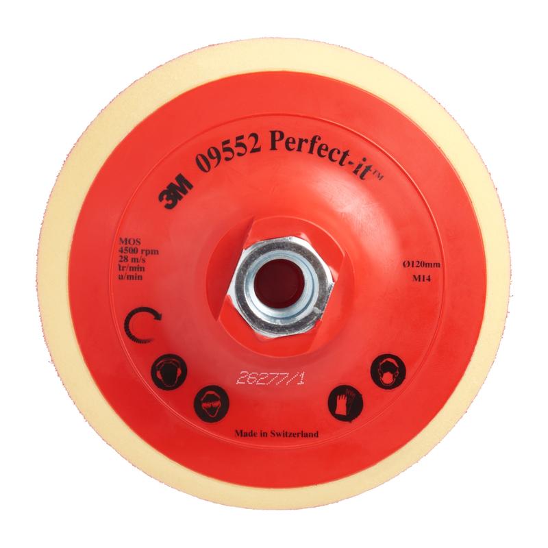 Tampon de support 3M™ Perfect-It™, 125 mm, M14, 09552 | Paquet (1 pièce)