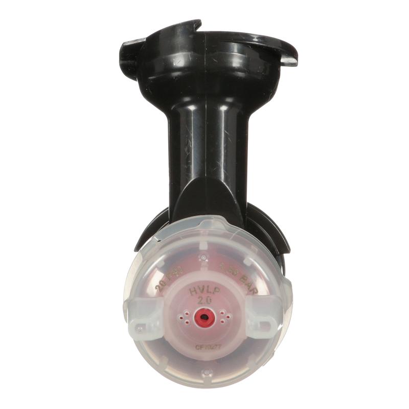 Tête de buse à coupelle à gravité robuste HVLP 3M™, rouge, 2,0 mm, 26720 | Paquet (1 pièce)