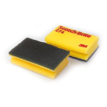 Éponge 3M™ Scotch-Brite™ 274, jaune/vert, 95 mm x 150 mm, 10 x 10 pièces/boîte | Paquet (10 pièces)