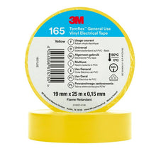 Ruban isolant en vinyle 3M™ Temflex™ 165 jaune