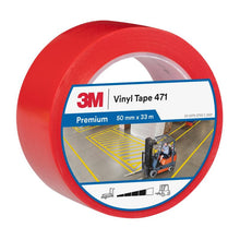 Ruban PVC souple 3M™ 471, rouge, 50 mm x 33 m, 0,14 mm, emballé individuellement | Paquet (1 rouleau)