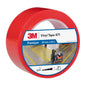 Ruban PVC souple 3M™ 471, rouge, 50 mm x 33 m, 0,14 mm, emballé individuellement | Paquet (1 rouleau)