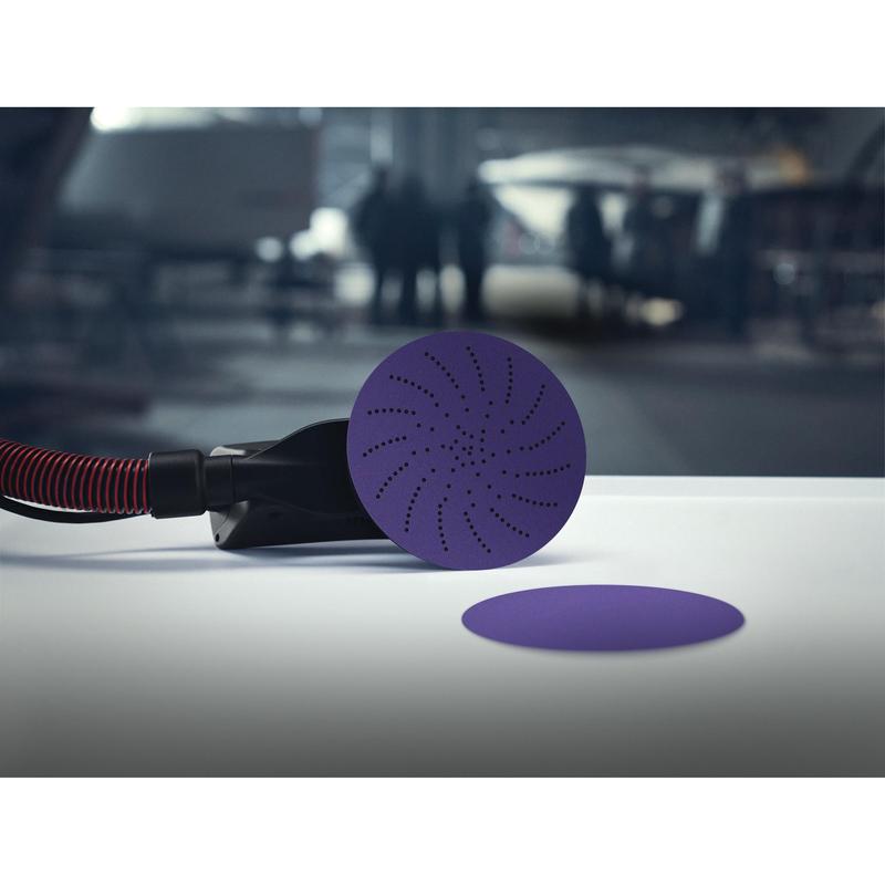 Disque abrasif pour tissu 3M Xtract™ Cubitron™ II 900DZ, 150 mm, 40+, multitrous | Paquet (50 pièces)