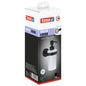 Distributeur de savon mural tesa MOON BLACK, noir mat, avec solution de fixation
