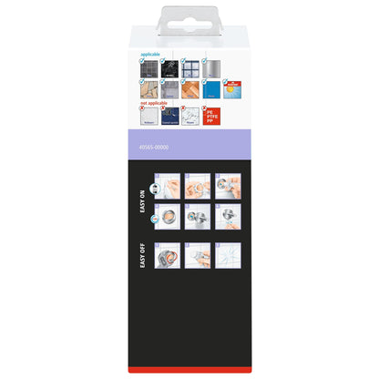 Distributeur de savon mural tesa MOON BLACK, noir mat, avec solution de fixation