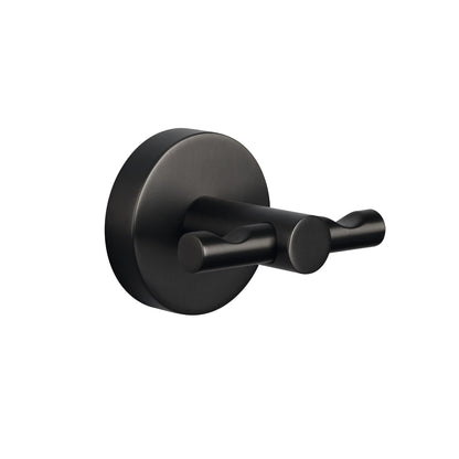 tesa MOON Graphite Bademantelhaken, selbstklebend, Metall PVD beschichtet