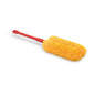 Une balayette à fourche jaune « Nölle Profi » à long manche, 44 cm (coton/acrylique), de la marque Nölle Profi Brush Bürsten- & Pinseltechnik e.K., est présentée sur fond blanc — idéale pour un nettoyage professionnel.