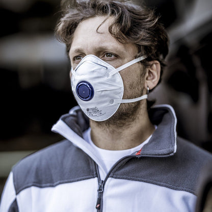NITRAS SAFE AIR, masque respiratoire, blanc, EN 149, boîte de 15 pièces | Paquet (15 pièces)
