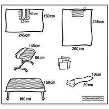 Hartmann Foliodrape Uni.-SchlitztSet II PPlus P4 | Paquet (4 pièces)