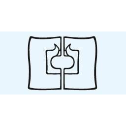 Toile perforée FD P sk 45x75* var. trame crêpe | Paquet (130 pièces)